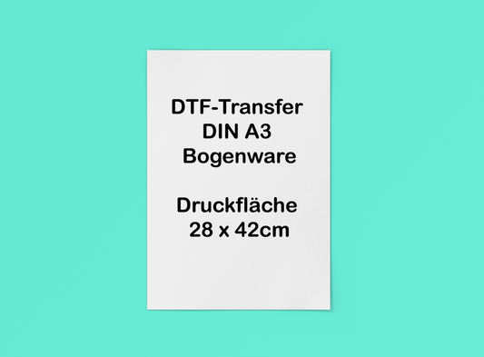 DTF Transfer A3 Bogen (28 x 42cm)